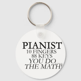 Pianist 10 vingers 88 sleutels sleutelhanger