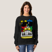 Pianist Autism Awareness Cute Piano Puzzle Piece B Trui (Voorkant volledig)