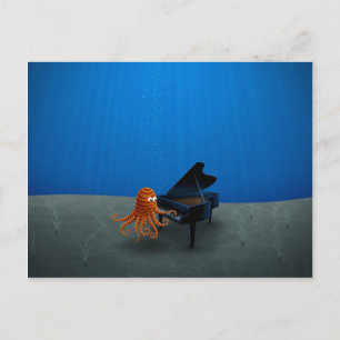 Pianist Briefkaart