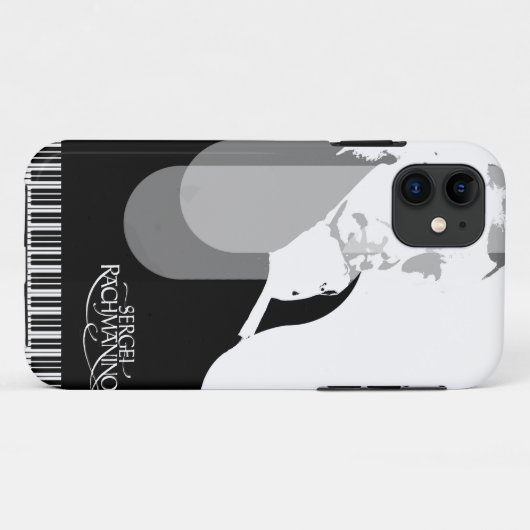 pianist Case-Mate iPhone case (Achterkant (horizontaal))
