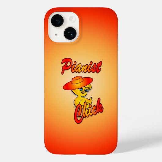 Pianist Chick #5 Case-Mate iPhone Case (Achterkant)