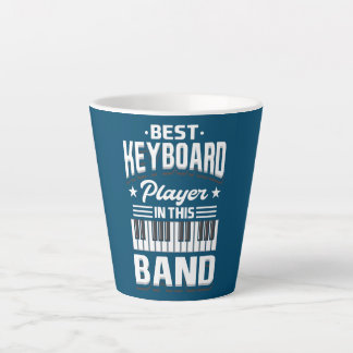 Pianist design voor het beste toetsenbord van Pian Latte Mok