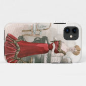 Pianist  Edwardian Mode Illustratie Case-Mate iPhone Case (Achterkant (horizontaal))
