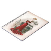 Pianist  Edwardian Mode Illustratie Notitieboek (Linkerzijde)