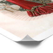 Pianist  Edwardian Mode Illustratie Poster (Hoek)