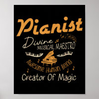 Pianist goddelijk muzikaal maestro geweldig mens