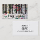 pianist keyboard piano  girly muziek visitekaartje (Voorkant / Achterkant)