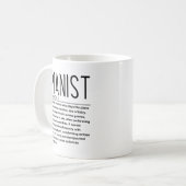 Pianist Koffiemok (Voorkant links)