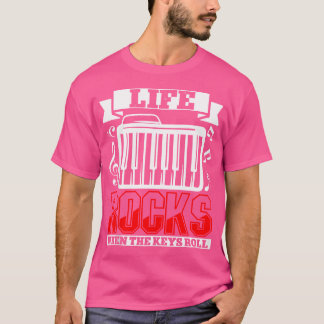 Pianist Life Rocks When The Keys Roll Orchestra be T-shirt