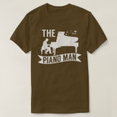 Pianist Music Lover het Piano-Man 4520  T-shirt (Design voorkant)