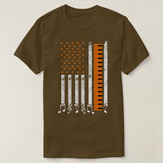 Pianist Music Teacher T-shirt (Design voorkant)