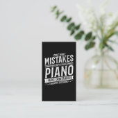 Pianist Musical Instrument Music Pianist Visitekaartje (Staand voorkant)