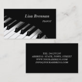 Pianist, Musicien, Visitekaartje van Classics Play (Voorkant / Achterkant)