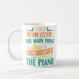 Pianist Muzikant Het belangrijkste is dat ik kan s Koffiemok