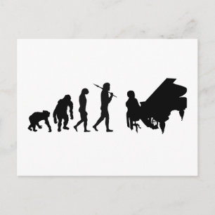 Pianist Piano Orchestra Composer Mozart Briefkaart