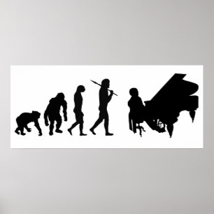 Pianist Piano Orchestra Composer Mozart Poster