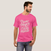 Pianist Piano Player T-shirt (Voorkant volledig)