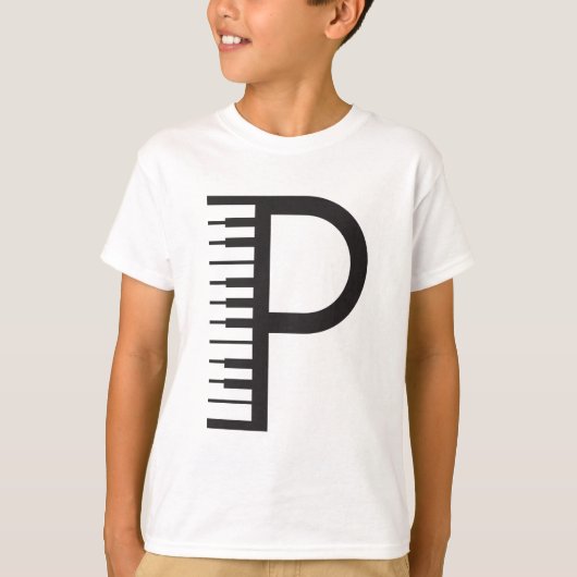 Pianist Piano Teacher Musical Note Design T-shirt (Voorkant)