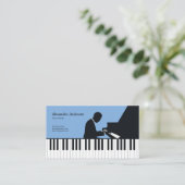 Pianist & Pianolerares Visitekaartje (Staand voorkant)