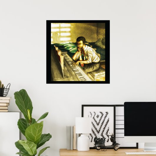 Pianist Poster (Thuiskantoor)
