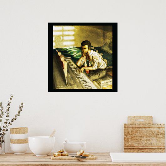 Pianist Poster (Keuken)