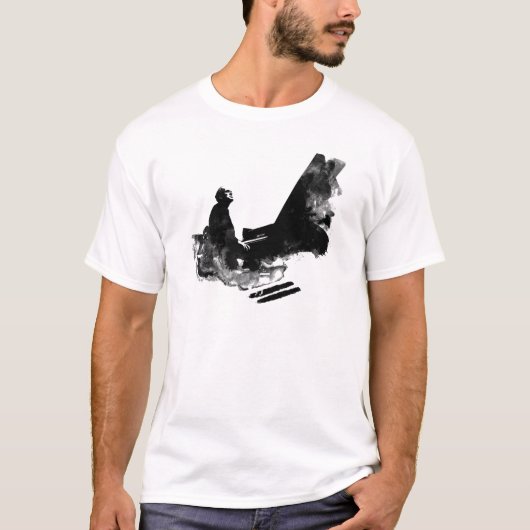 pianist t-shirt (Voorkant)