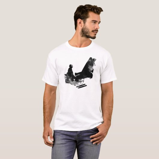 pianist t-shirt (Voorkant volledig)