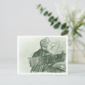 Pianist, Vincent van Gogh Fine Art Briefkaart (Staand voorkant)