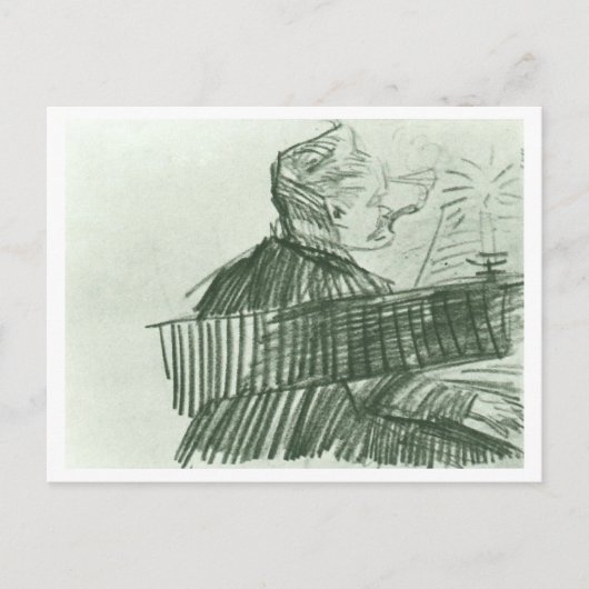 Pianist, Vincent van Gogh Fine Art Briefkaart (Voorkant)