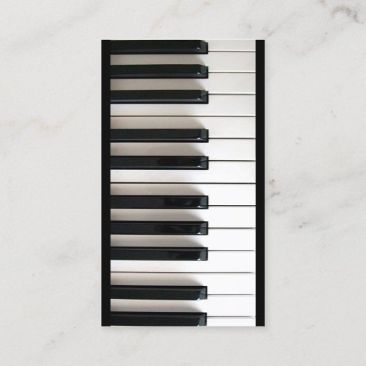 pianist visitekaartje (Achterkant)