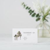 pianist visitekaartje (Staand voorkant)