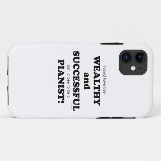 Pianist Wealthy & Succesvol Case-Mate iPhone Case (Achterkant (horizontaal))