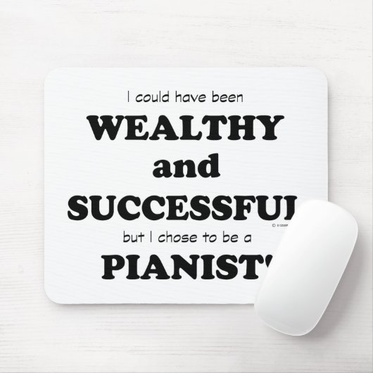 Pianist Wealthy & Succesvol Muismat (Met muis)