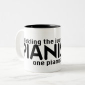 Pianisten Coffee Mok (Voorkant links)