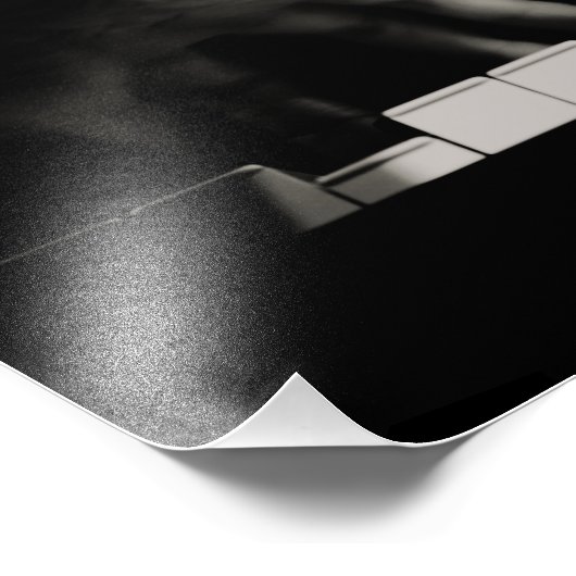 Pianist's hand foto afdruk (Hoek)