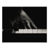 Pianist's hand foto afdruk (Voorkant)