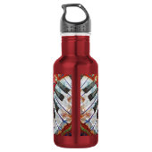 Piano 18oz waterfles waterfles (Achterkant)