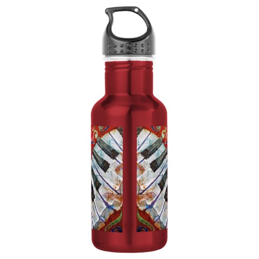 Piano 18oz waterfles waterfles  (Achterkant)