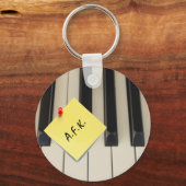 Piano A.F.K. (weg van het toetsenbord) Sleutelhang Sleutelhanger (Voorkant)