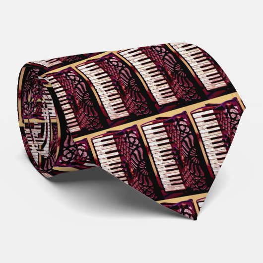 Piano Accordion Stropdas (Opgerold)