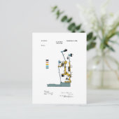 Piano Actie - Patent Max Steinert - Gekleurd Briefkaart (Staand voorkant)