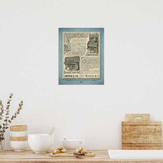  Piano Ad Poster (Keuken)