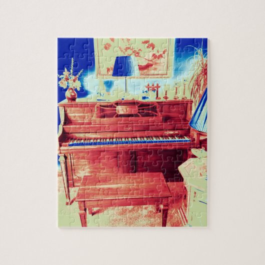 Piano Afbeelding Puzzle Legpuzzel (Verticaal)