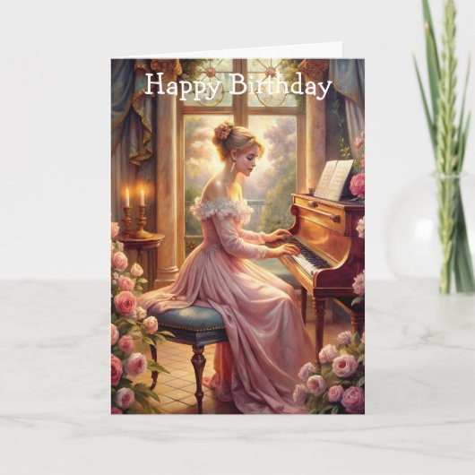 Piano afspelen kaart (Voorkant)