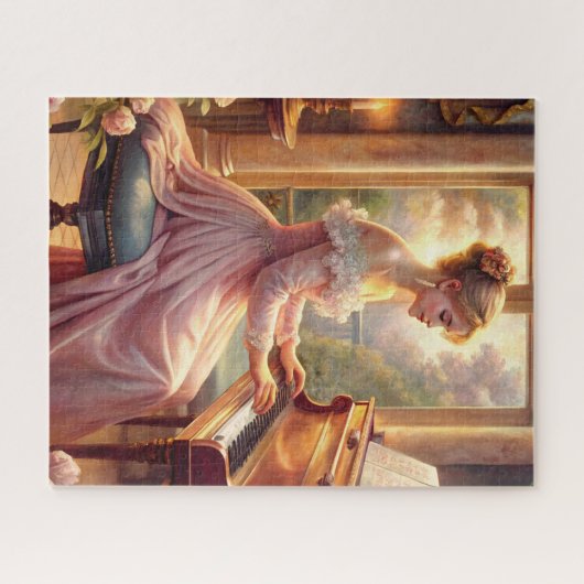 Piano afspelen legpuzzel (Horizontaal)