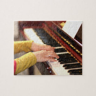 Piano afspelen legpuzzel