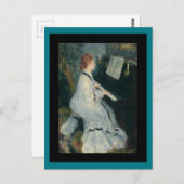 Piano afspelen met kaarslicht briefkaart (Voorkant / Achterkant)