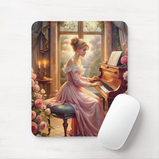 Piano afspelen muismat (Met muis)