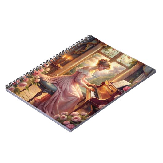 Piano afspelen notitieboek (Linkerzijde)