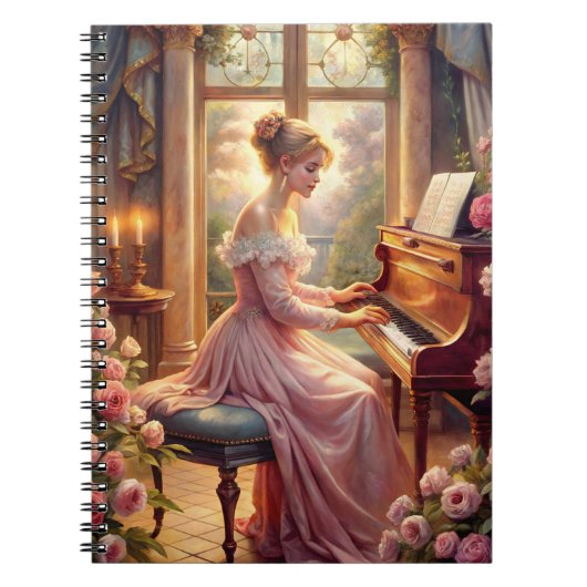 Piano afspelen notitieboek (Voorkant)